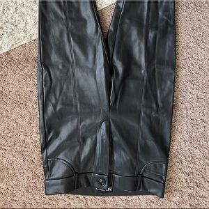 Zara Leather Pants size M